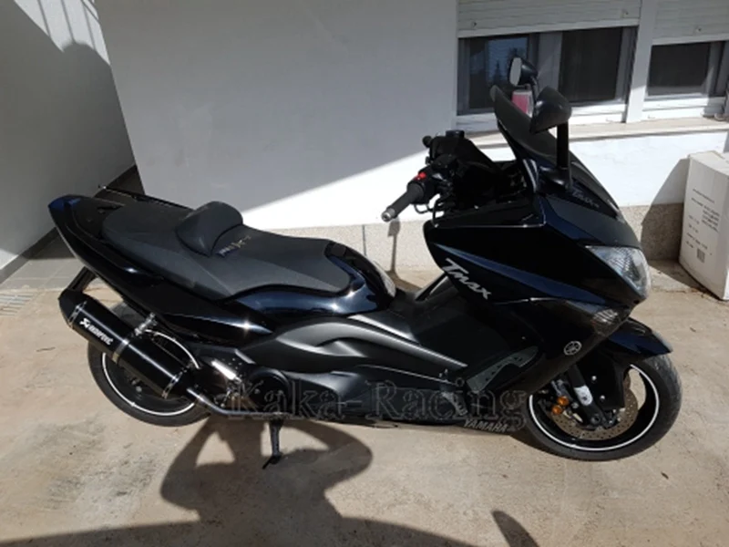 Мотоцикл akrapovic глушитель выхлопной трубы для Yamaha TMAX 500 TMAX 530 полная выхлопная система подключения коллектора трубы скольжения на Tmax 500