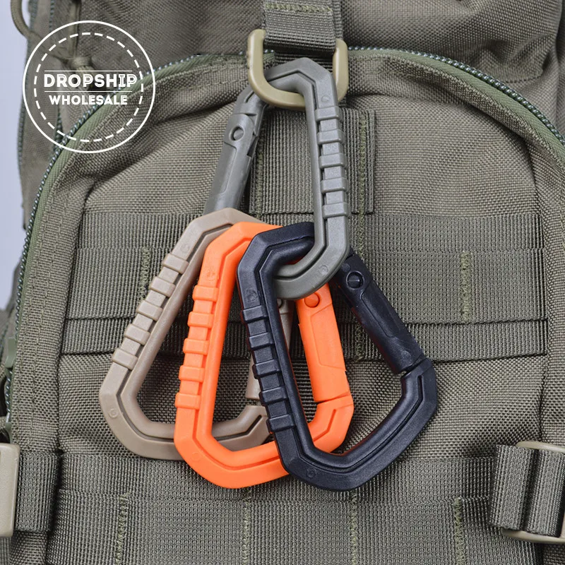 4 шт. тактический Molle карабин для рюкзака выживания скалолазания карабины