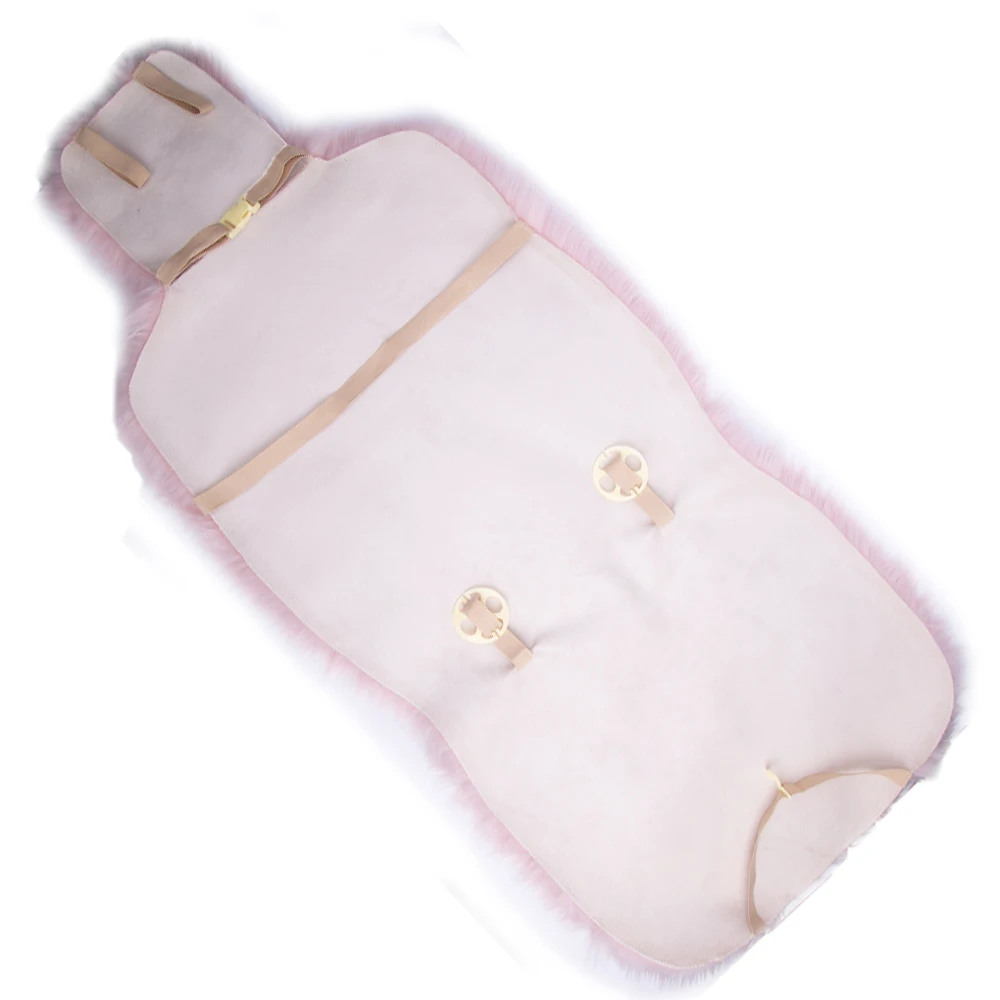 KAWOSEN 2 шт./лот длинный чехол для сиденья из искусственного меха универсальные