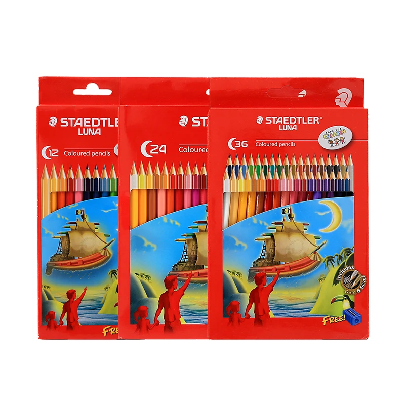 STAEDTLER Art design 12/24/36 цветов Классические масляные цветные карандаши|Цветные