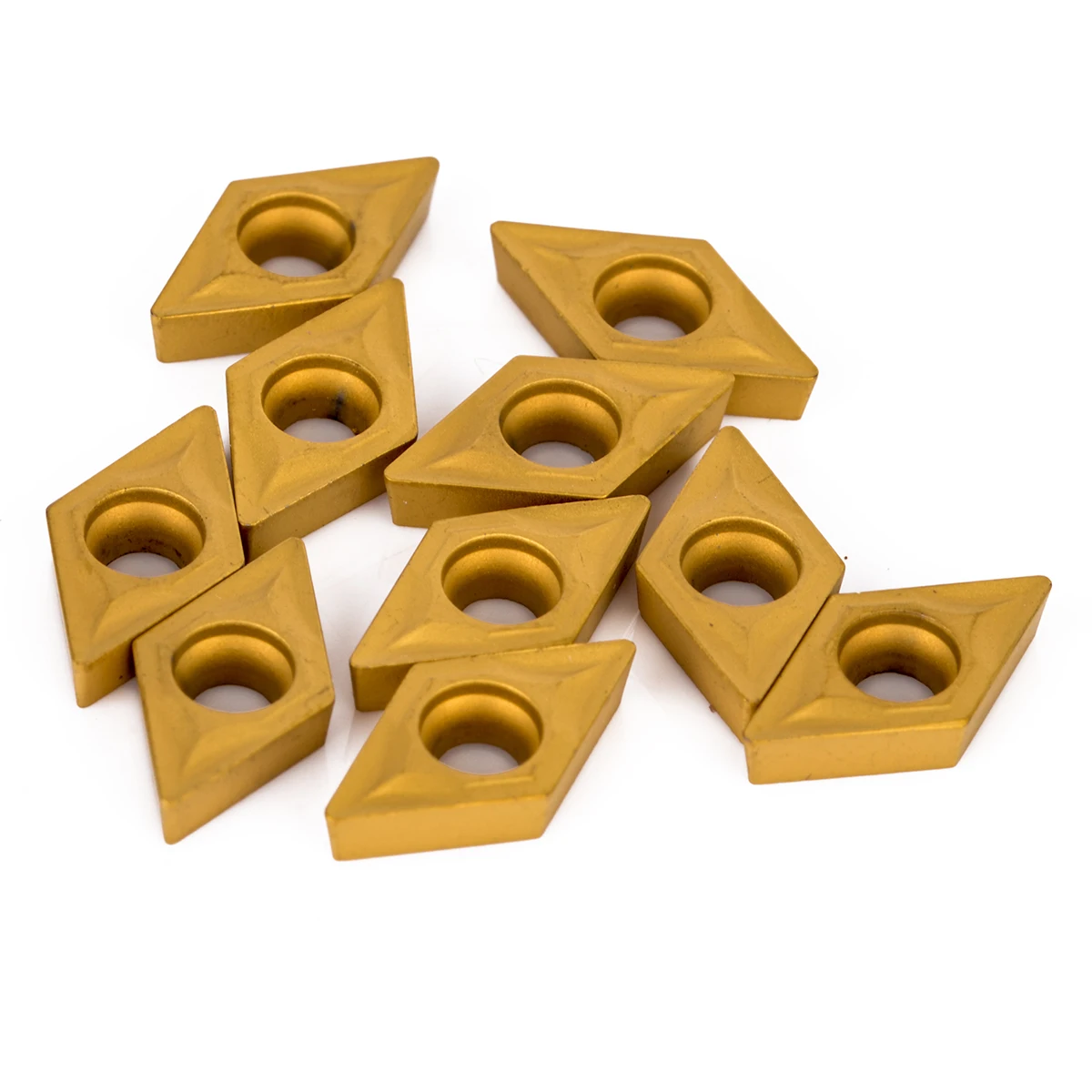 10 шт. набор пластин для токарного станка DCMT070204 YBC251|carbide insert set|carbide insertslathe turning |