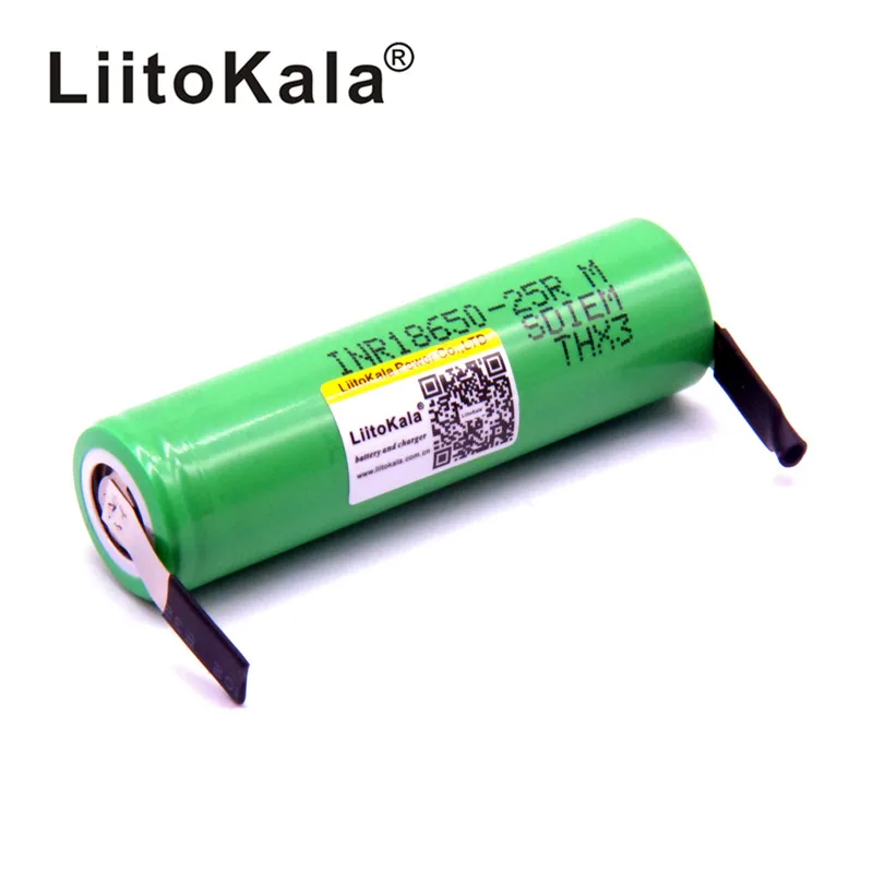 8 шт. литиевая батарея liitokala 18650 2500 мАч стандартная 20 А электронная сигарета +