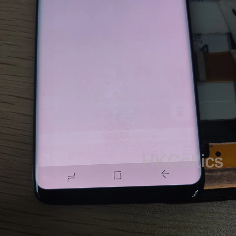 Тестирование большого ожога-тени ЖК-дисплей для samsung S8 G950 G950U G950F S8 плюс G955 G955F Дисплей Сенсорный экран, дигитайзер, для сборки, с корпусом