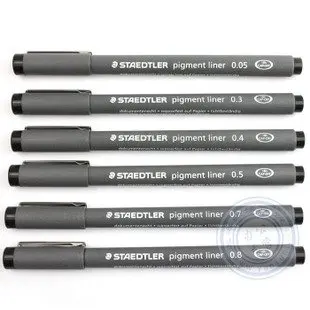 Бесплатная Доставка! Оригинальный STAEDTLER пигментный лайнер Микрон ручка