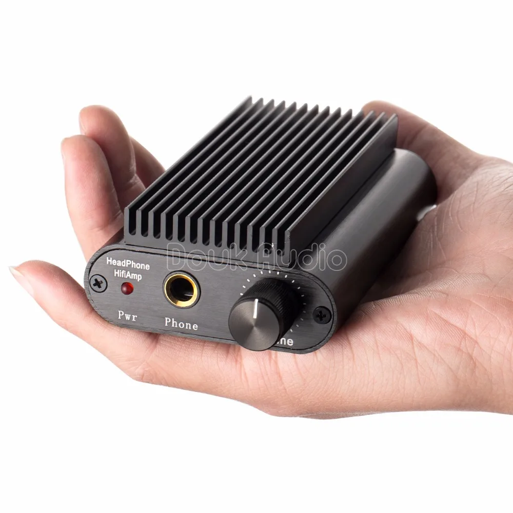 Аудиодекодер Douk Audio Mini USB DAC Hi Fi стерео класс A усилитель для наушников OTG черный с