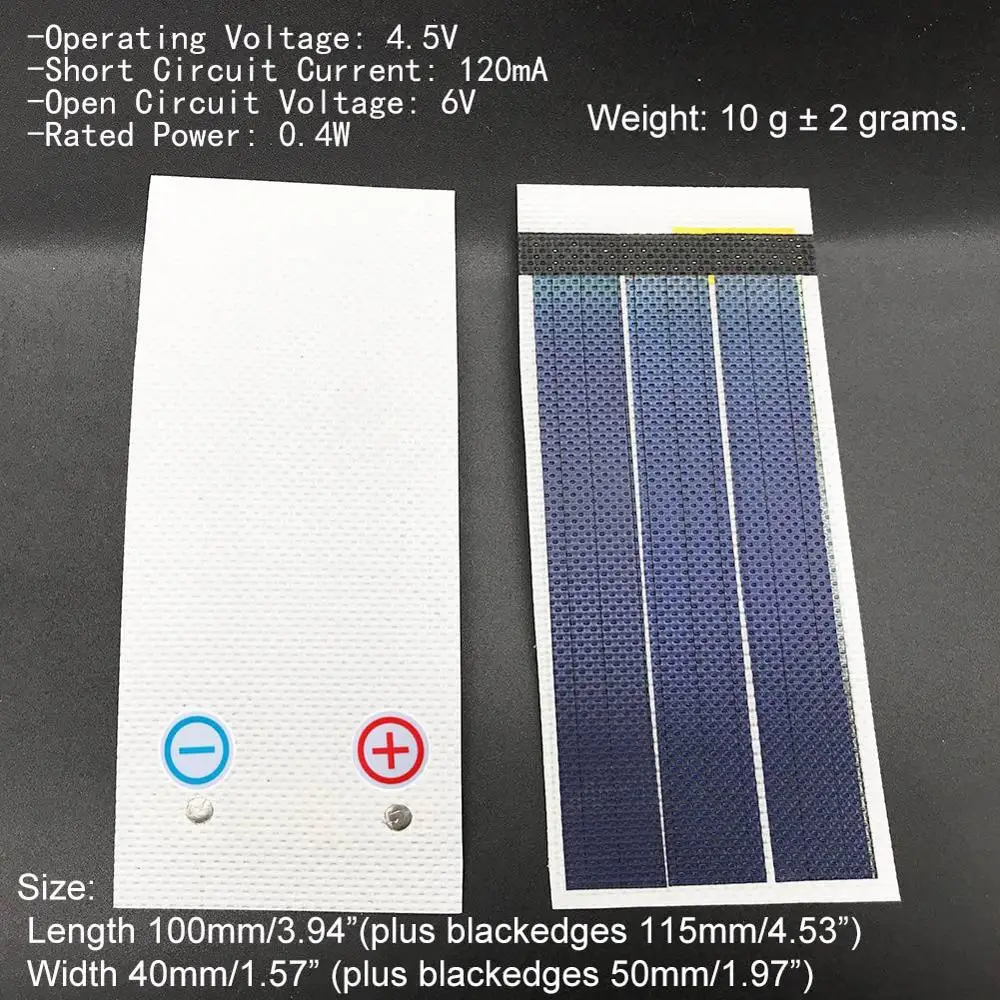 Небольшая Гибкая солнечная панель батарея научные эксперименты тонкая пленка