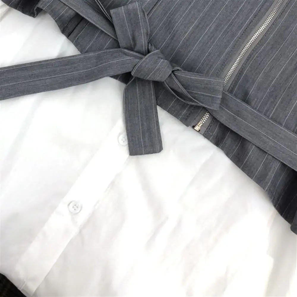 2018 autumn and winter new stitching casual comfort small fresh dress pretty woman | Женская одежда