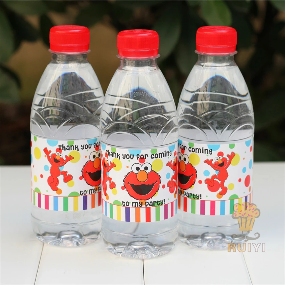 24 шт. героев шоу Улица Сезам Элмо Берт и Большая Птица бутылок с водой моноблок