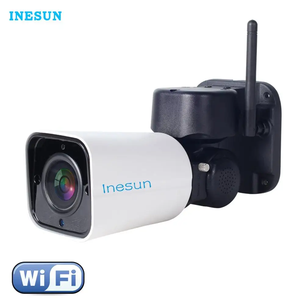 Inesun наружная WiFi камера безопасности PTZ IP HD 1080P 2MP поддержка двухстороннее аудио