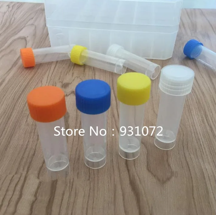 5000 шт. 5 мл криотрубки со шкалой скраб стенные винтовые капсулы с шайбами