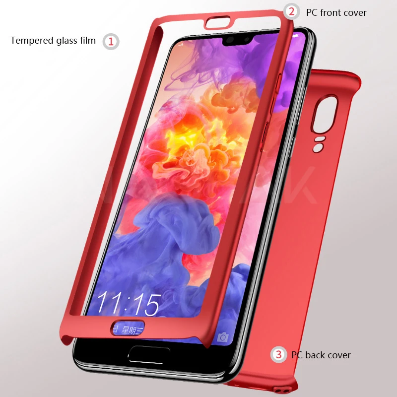 NAGFAK полный чехол для телефона huawei P20 Pro Lite ударопрочный защитный телефон Сумки