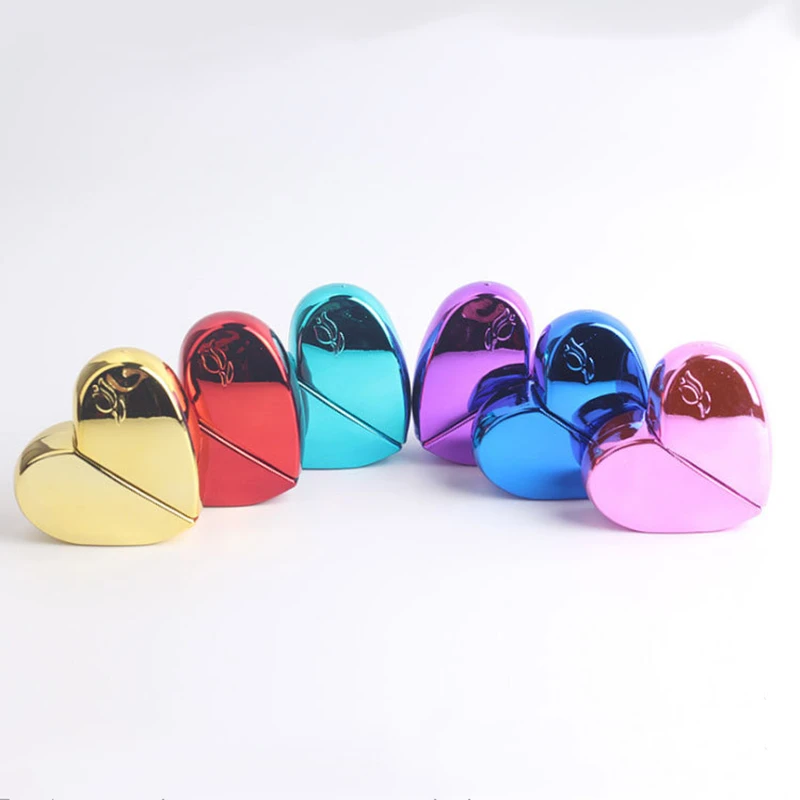 Terrificool 25 мл Портативный Красочный в форме сердца флакон духов Мини пустой спрей