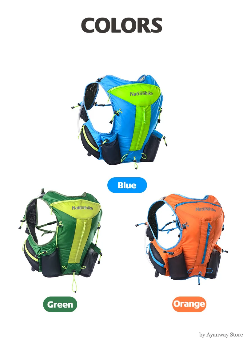 Naturehike Сумка для бега по пересеченной местности для пеших прогулок на открытом воздухе жилетка для езды Профессиональный марафонский рюкзак сумки для бега с весовым подшипником