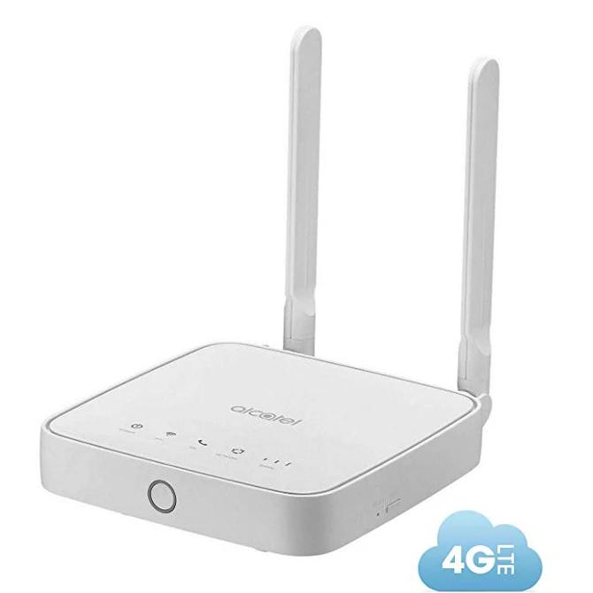 Роутер Alcatel Link Hub 4G LTE разблокирован по всему миру HH41NH Multibam 150 Мбит/с Wi Fi Rj11 до 32