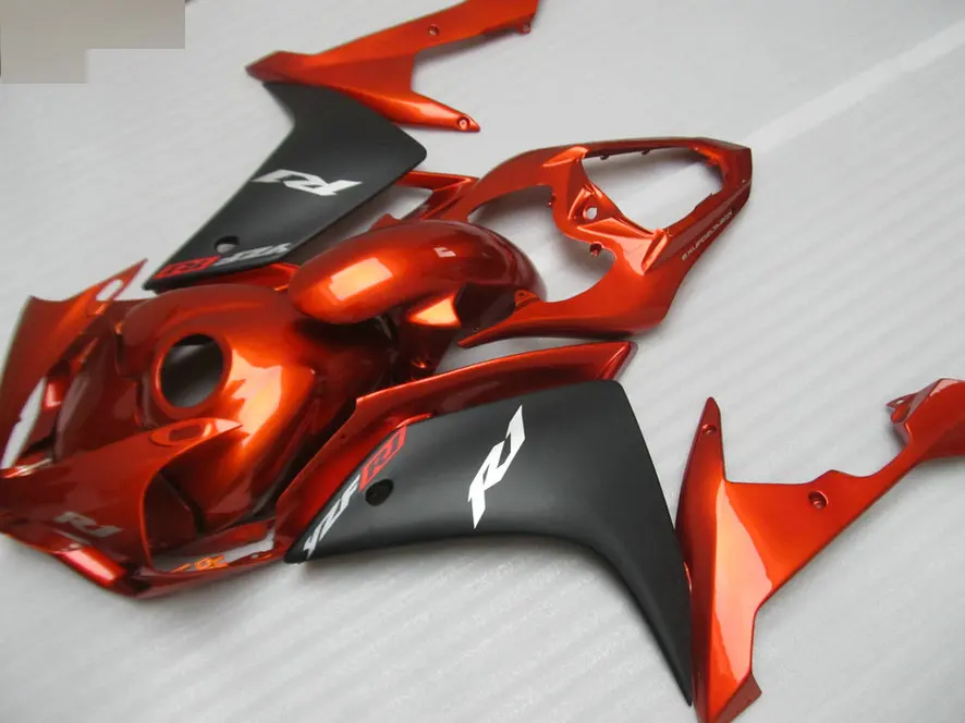 Комплект обтекателей под давлением для YZFR1 07 08 YZF R1 YZF1000 2007 2008 красный матовый
