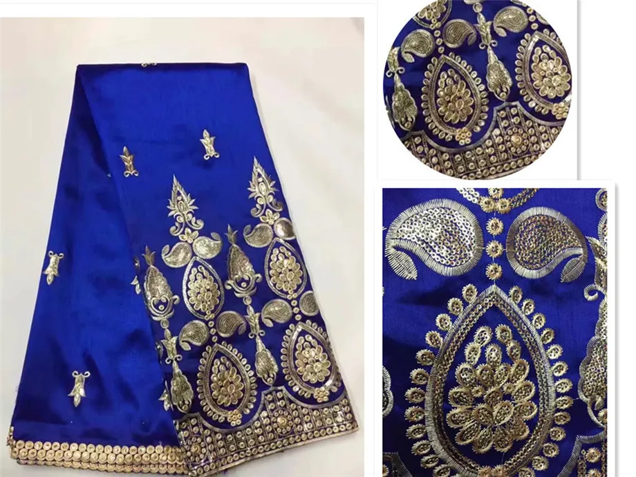 Горячая Распродажа нигерийские Свадебные кружева высокого качества 100% хлопок