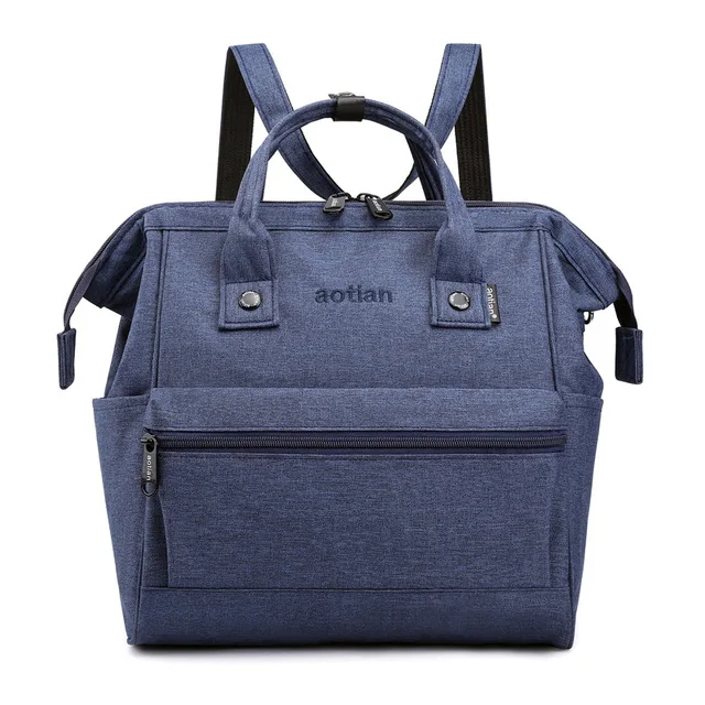 Style2-Blue Сумка для подгузников для мам и мам, Большая вместительная сумка для подгузников для мам и детей, сумка для подгузников для путешествий, рюкзак для ухода за ребенком, сумка для подгузников для кормящих мам - Цвет: Style2-Blue