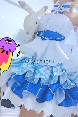 Аниме! Vocaloid Kagamine Rin/Len Snow Miku 10th anniversary живое платье красивая форма косплей костюм новинка