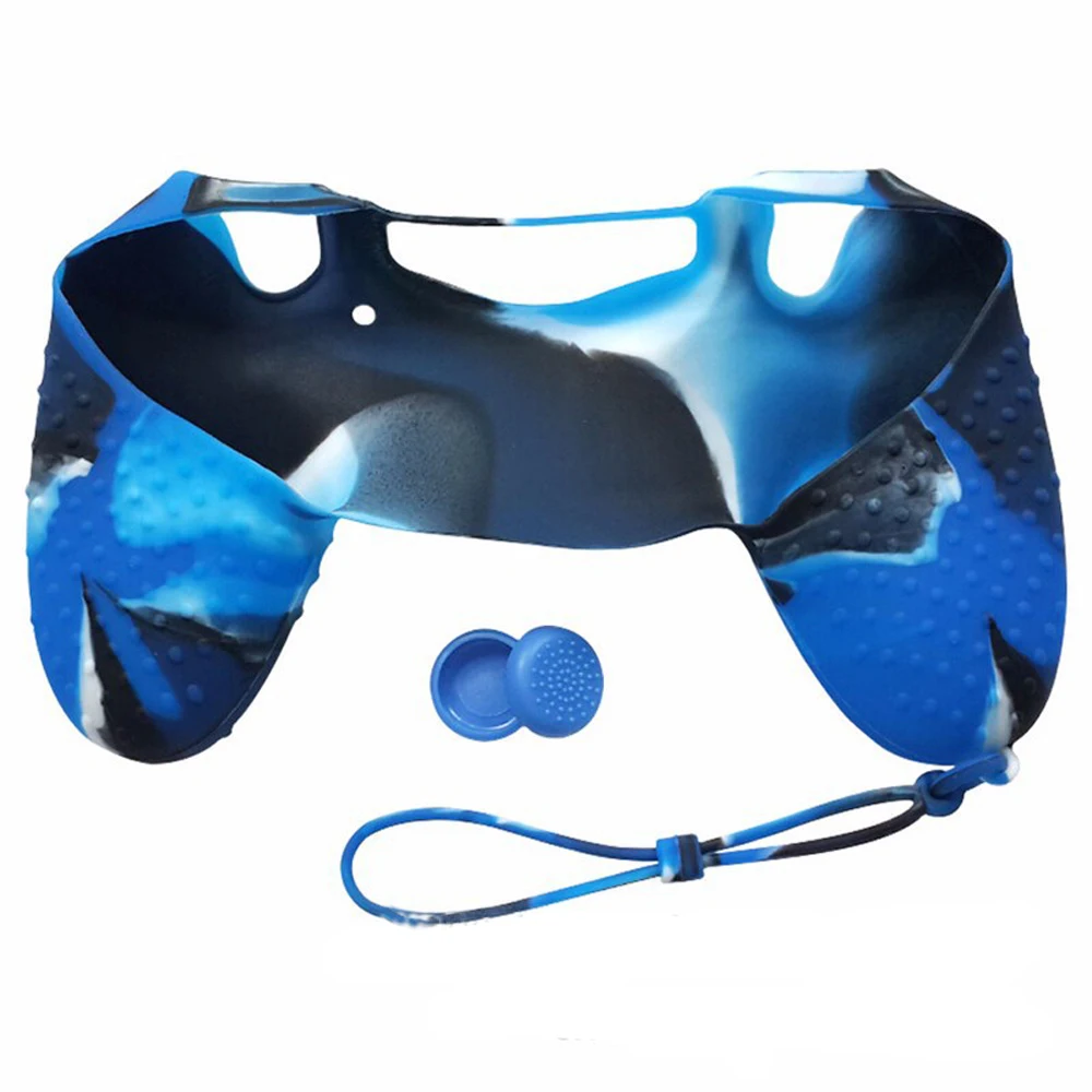 Силиконовый чехол JIE LI с противоскользящим покрытием для Sony PlayStation Duashock 4 PS4 Slim Pro