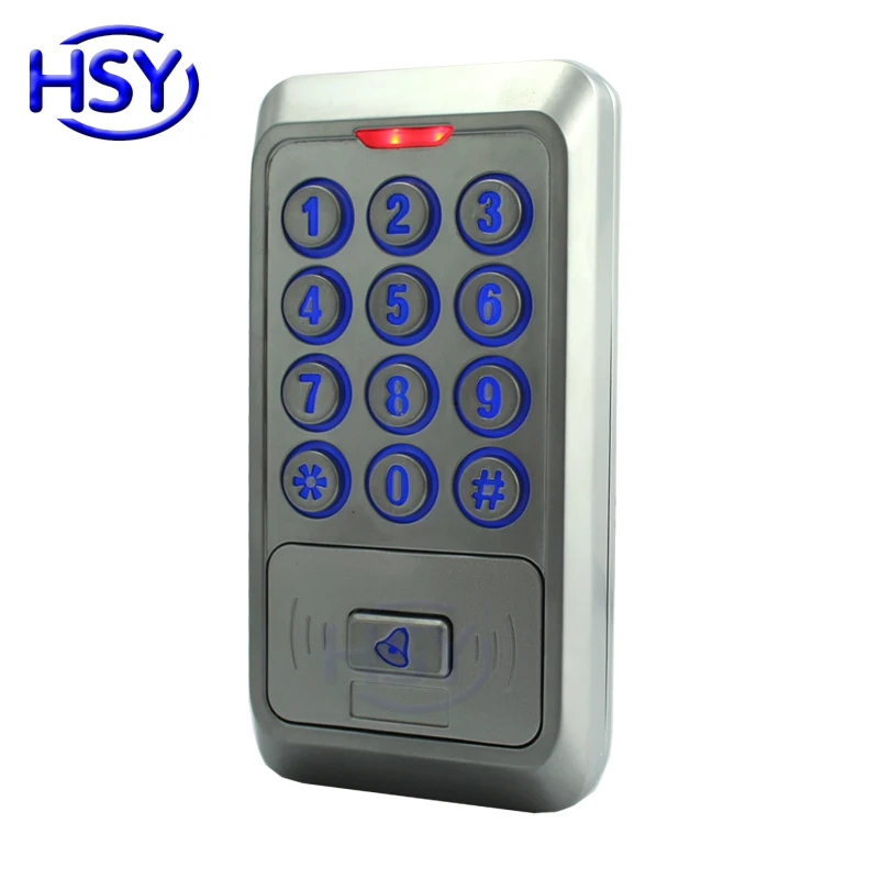 Металлический корпус RFID Клавиатура кард ридер 125 кГц Близость EM ID 13 56 МГц IC MF карты