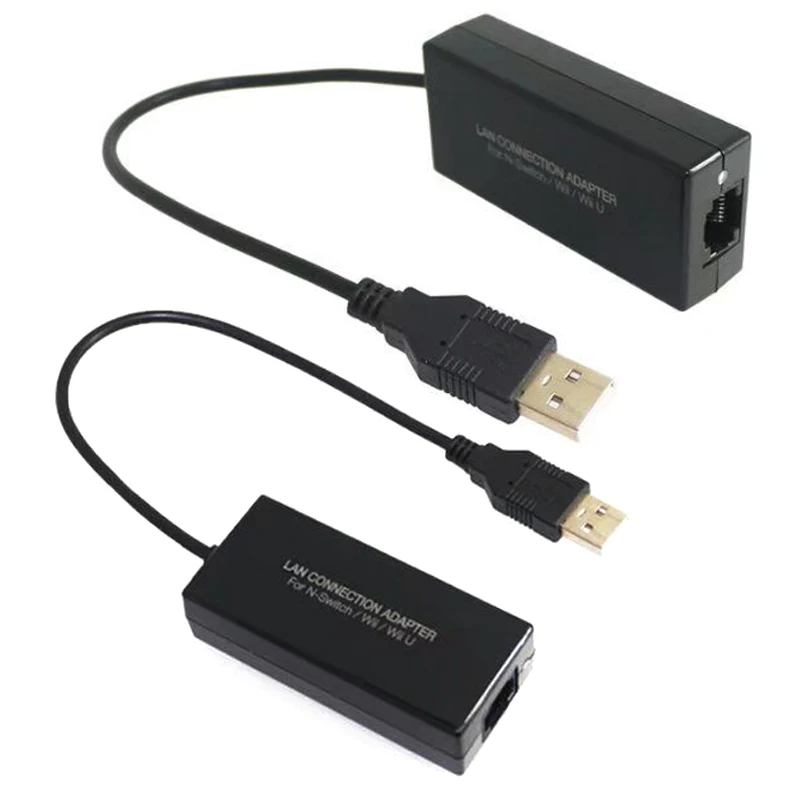 1 5 шт. USB 2 0 LAN интернет адаптер для подключения Ethernet кабель Nintendo Switch WiiU N