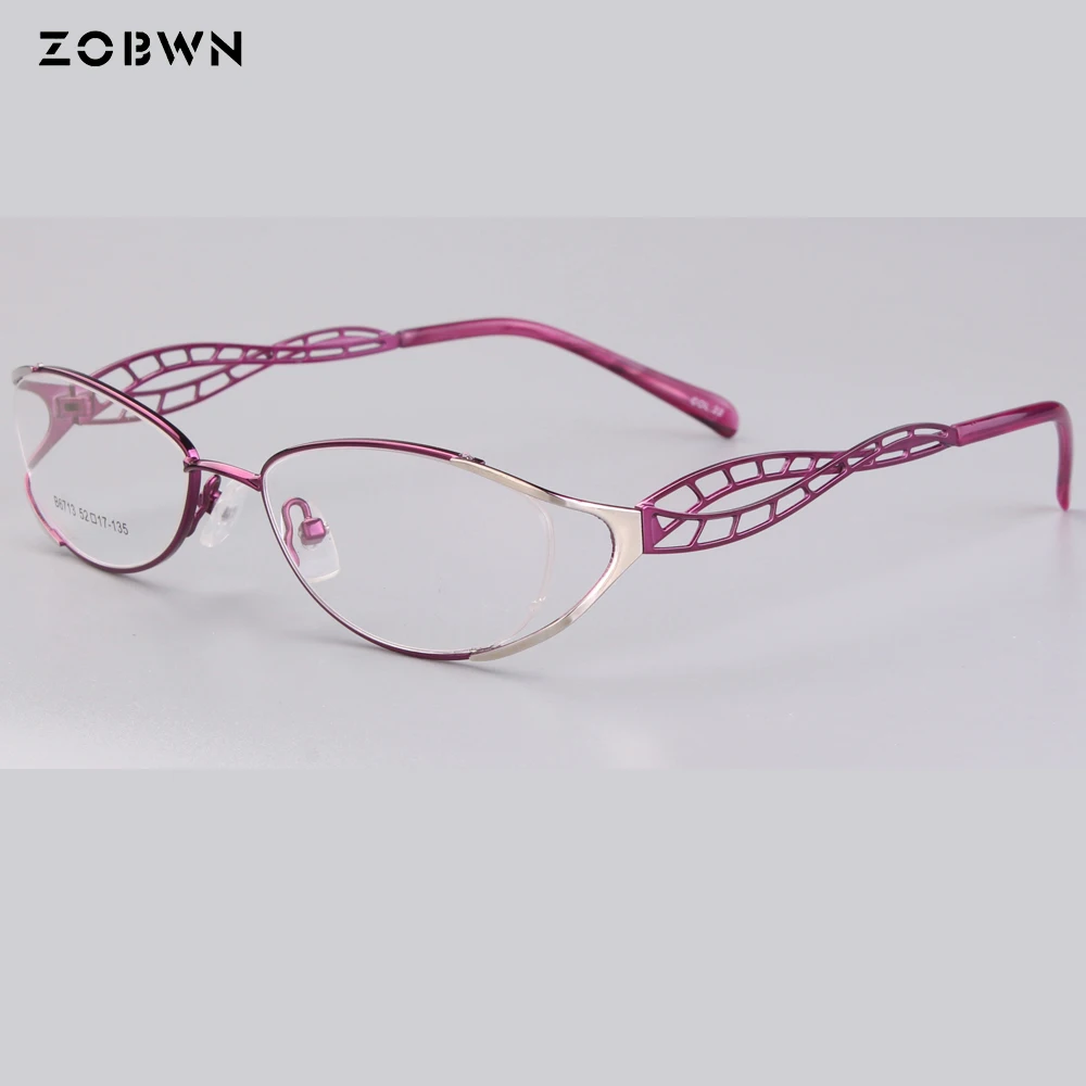 Очки Lunette женские винтажные с металлической оправой прозрачные оптические|clear