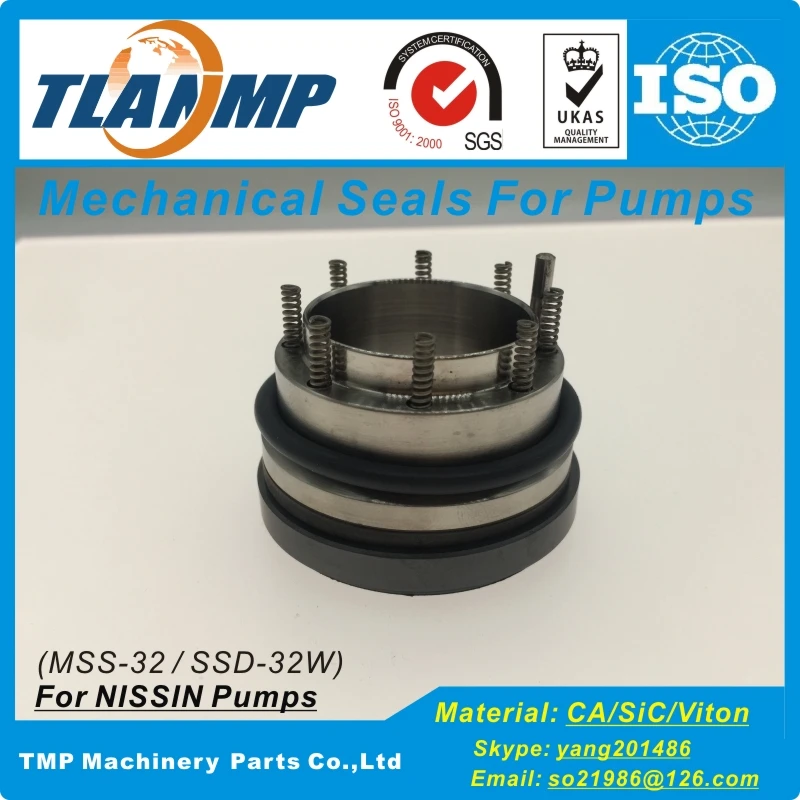 MSS 32 SSD 32W TLANMP механические уплотнения для размера вала мм NISSIN санитарные насосы