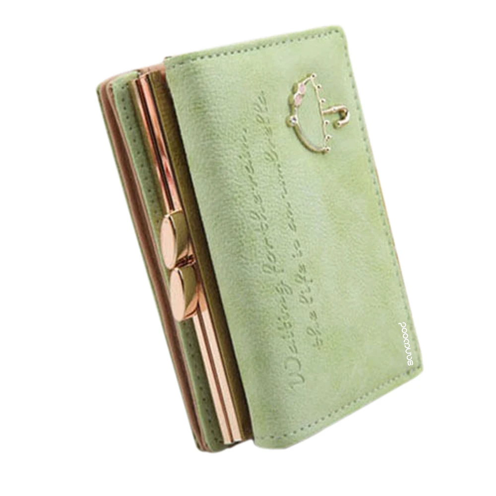 Женский клатч из искусственной кожи с зонтиком складной кошелек держатель для