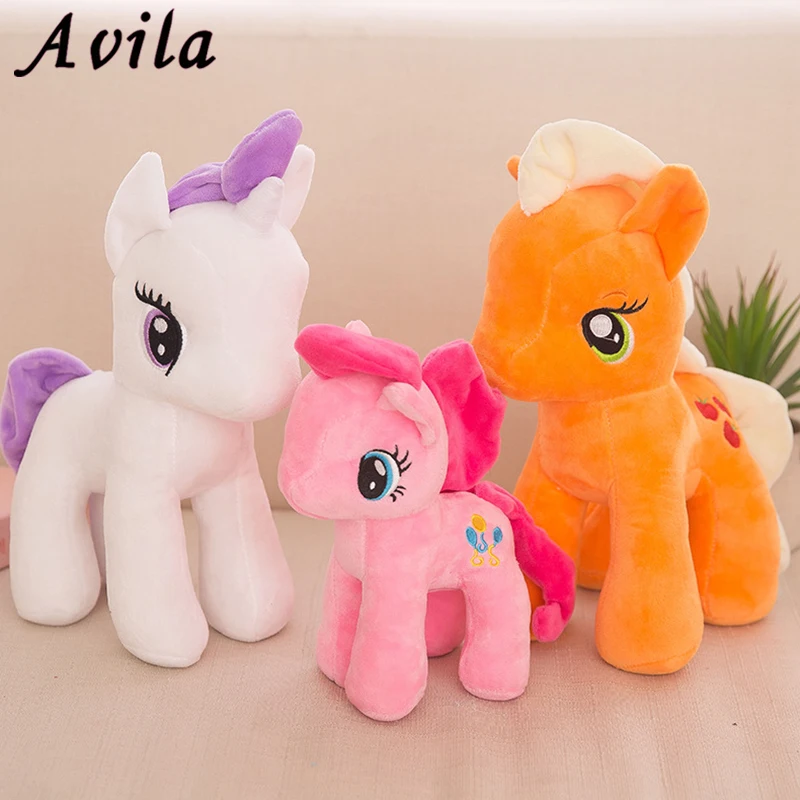 Игрушки плюшевые в виде белого единорога 20 см|Мягкие игрушки животные| |