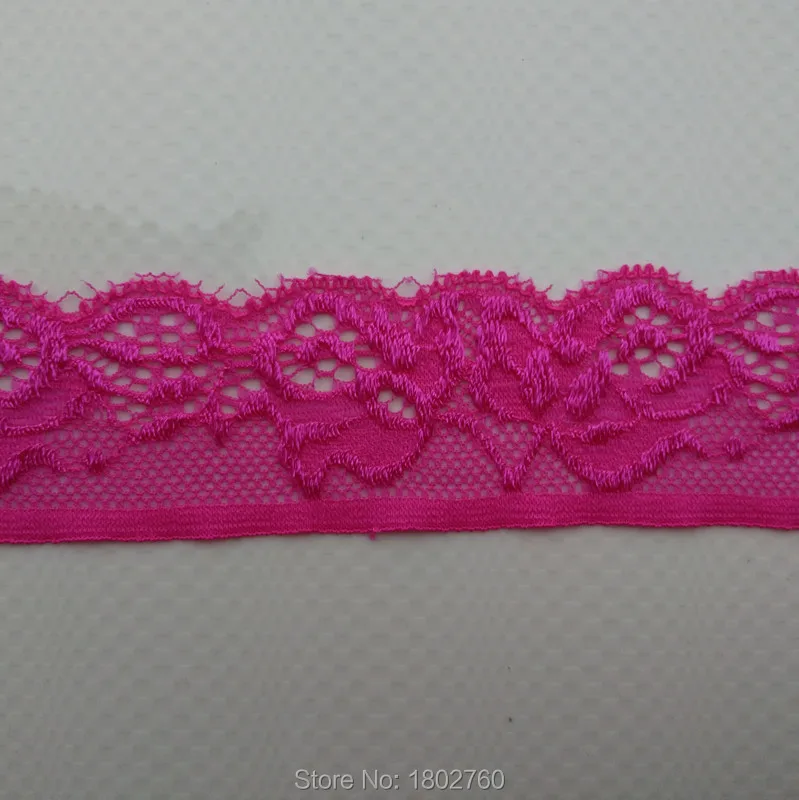 Эластичное кружево ZQCRAFTS 10 ярдов 3 5 см вискоза/нейлон 7 цветов