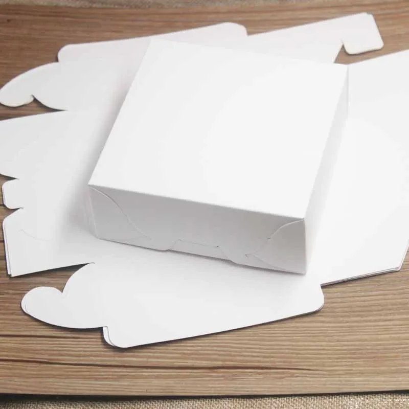 Новинка 2019 5 пустые белые и черные крафт-бумажные стаканчики для торта хлеба