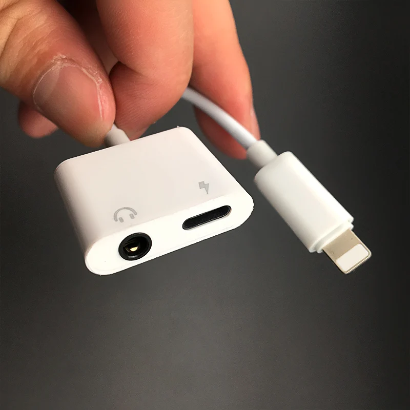 ! Переходник ACCEZZ для Apple зарядка iPhone X 7 8 Plus XS MAX сплиттер разъем 3 5 мм Aux кабель