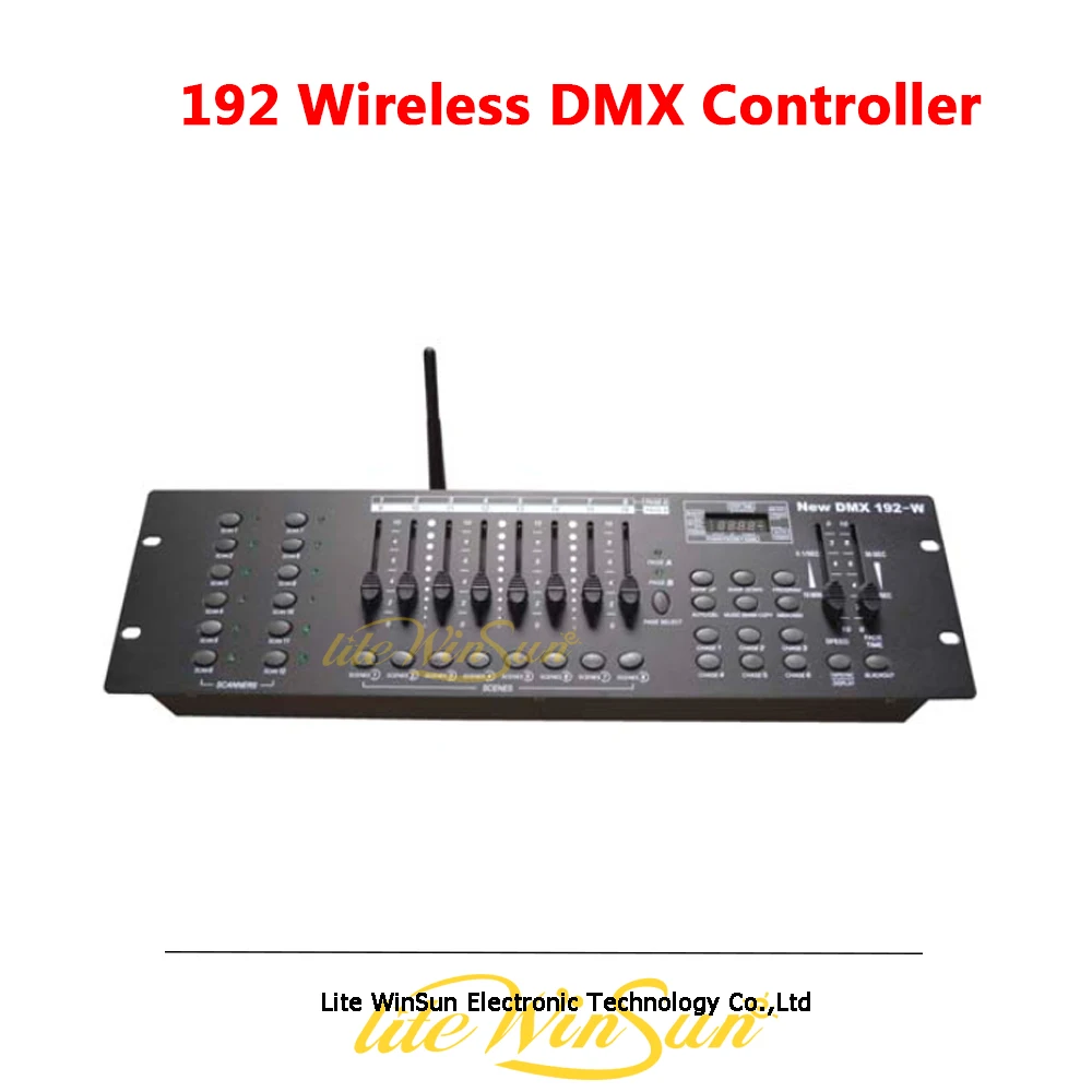 2 4G беспроводной Transevier 192 фонарь с подвижной головкой контроллер DMX512|Эффект