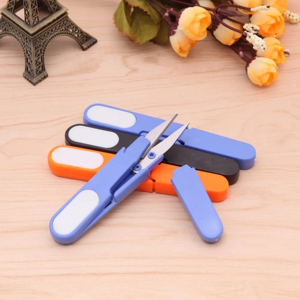 1 шт мини Рыбалка Многофункциональный Портативный пластиковые ножницы и для