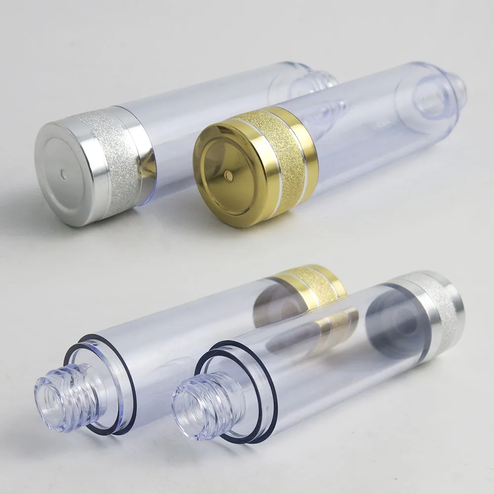 Прозрачная переносная многоразовая бутылка для безвоздушного лосьона и крема 10