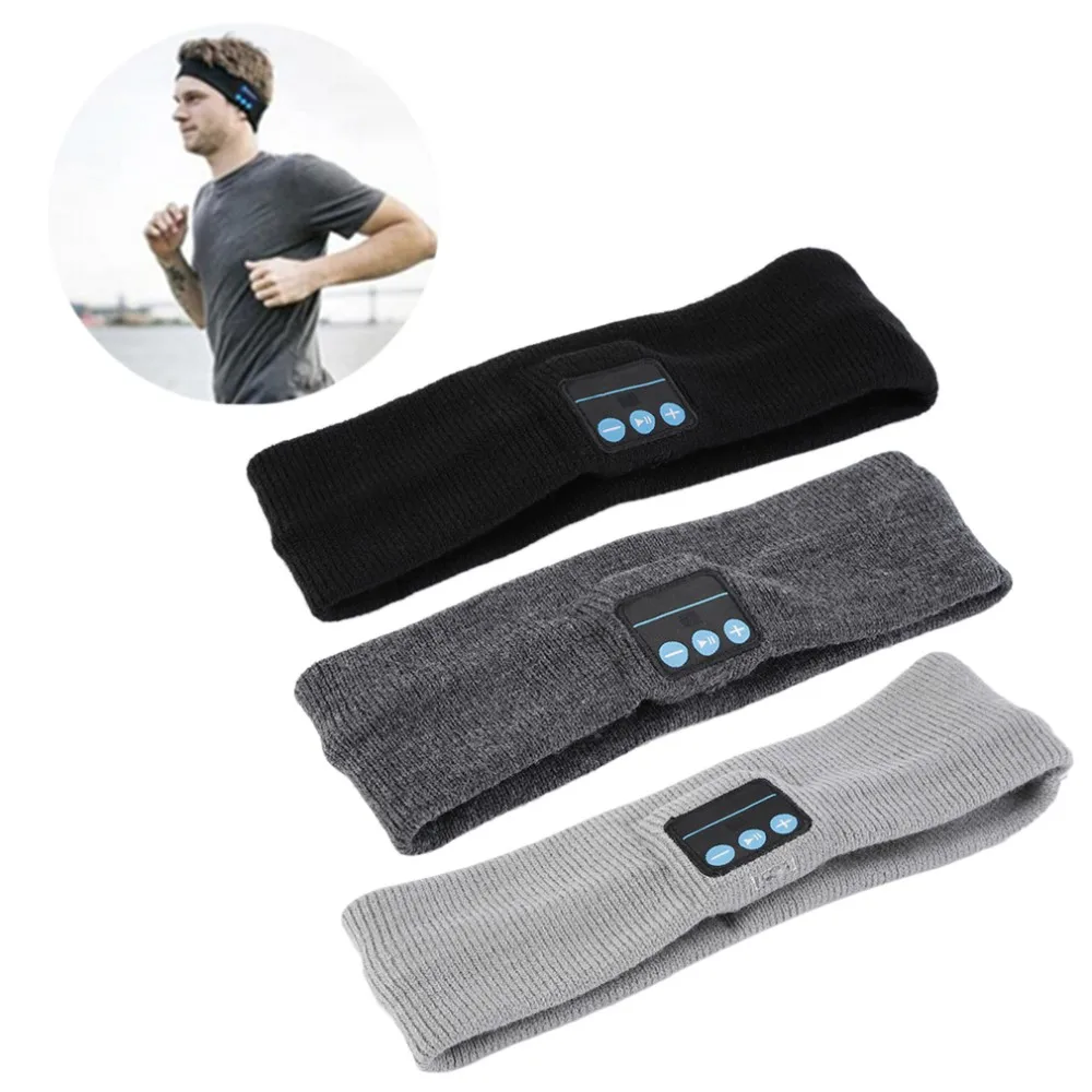 Wireless Bluetooth Music Headband Magic Earphone MIC Hat Man Women Hands-free Sports Phone Call Answer Ears-free Headwear | Электроника