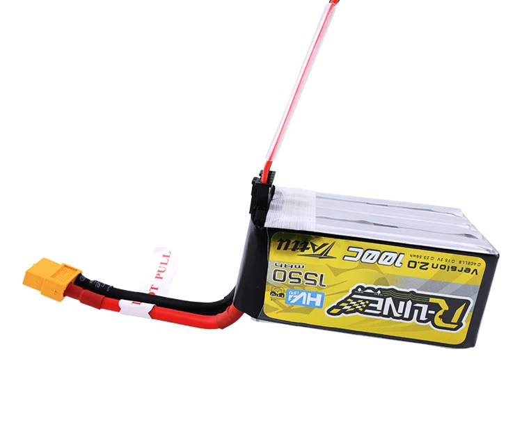 Attu R Line версия 2 0 1300mah 1550mAh 100C 4S 15 V 4 35 HV Высоковольтная Lipo батарея XT60 вилка FPV