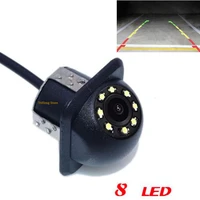 new product 20mm drill hole 8 led night vision ccd car parking vidicon rear view camera rear camera truck bus