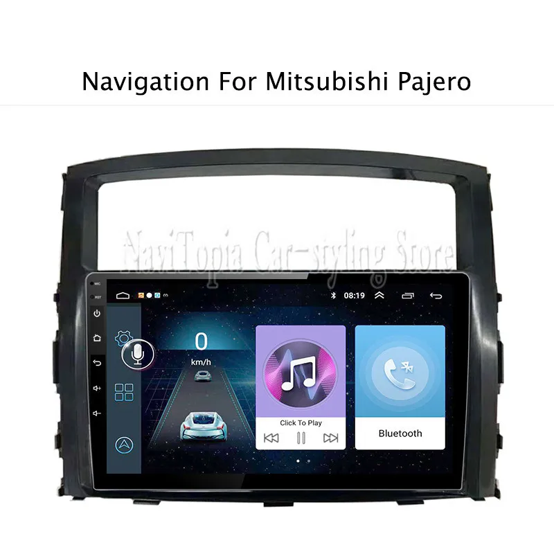 9 дюймов Android 1 автомобильный радиоприемник GPS-навигация мультимедийный стерео