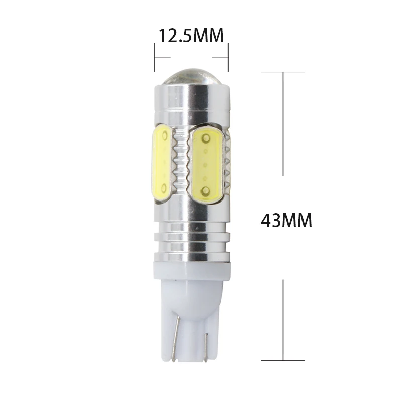 RXZ 2pcs Высокая мощность 7 5 W T10 светодиодный W5W 194 168 192 COB светильник для внутреннего