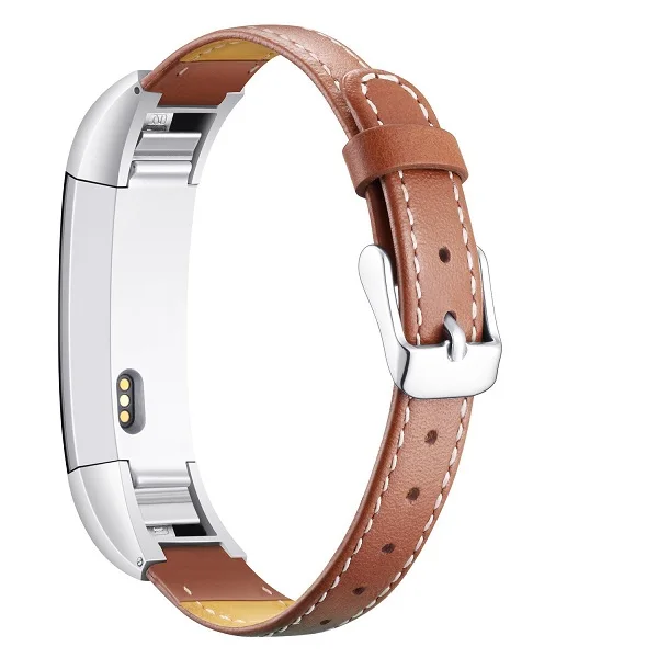 Для Fitbit Alta Band, роскошный ремешок из натуральной кожи, сменный ремешок, браслет для Fitbit Alta Tracker, высококачественный ремешок для браслета - Цвет ремешка: Style 2 Brown