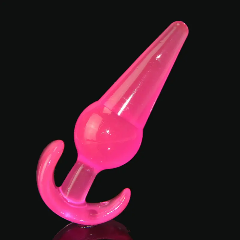 Большая Анальная пробка с кристаллами розовый сексуальный якорь огромная