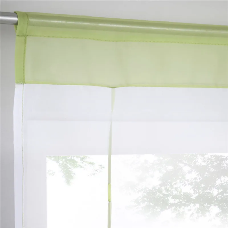 Шторы с вышивкой бабочка в римском стиле Короткие кухонные занавески для балкона