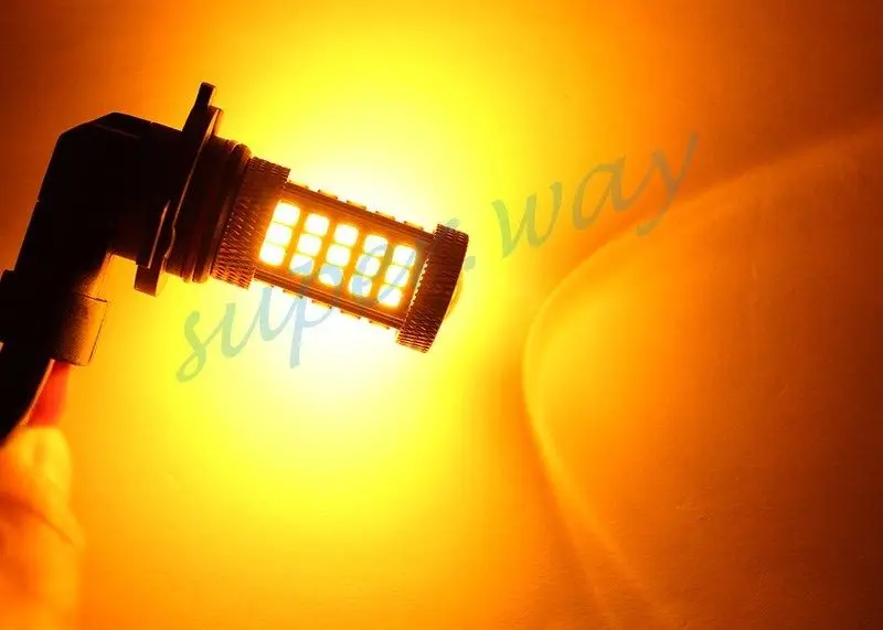 Желтая/желтая 9006 HB4 63-SMD 63SMD автомобильная лампа дальнего света яркая чем 33