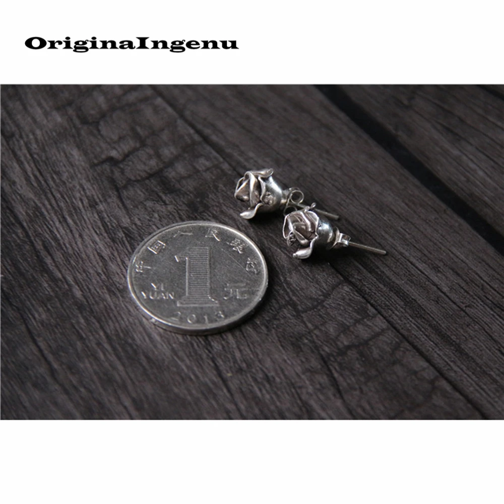 Серьги из серебра 925 ювелирные изделия роз Brincos Pendientes очарование винтажный