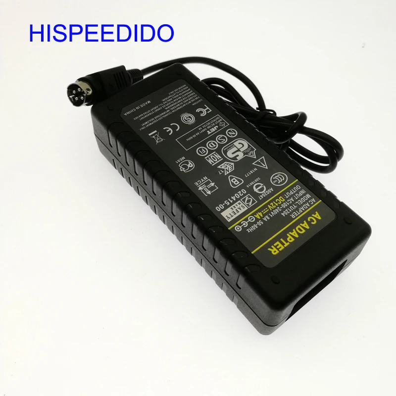 Сменный блок питания hisedido 12 В 4 pin сетевой адаптер для зарядного устройства Huntkey с
