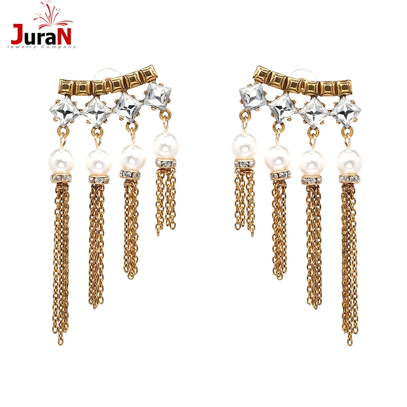 JURAN 2019 новые модные украшения с кристаллами большие эффектные Роскошные висячие