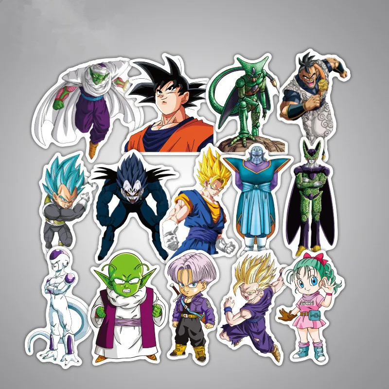 36 шт./компл. аниме наклейки Saiyan Goku для багажа крутые детей ноутбука Y180837 | Дом и сад