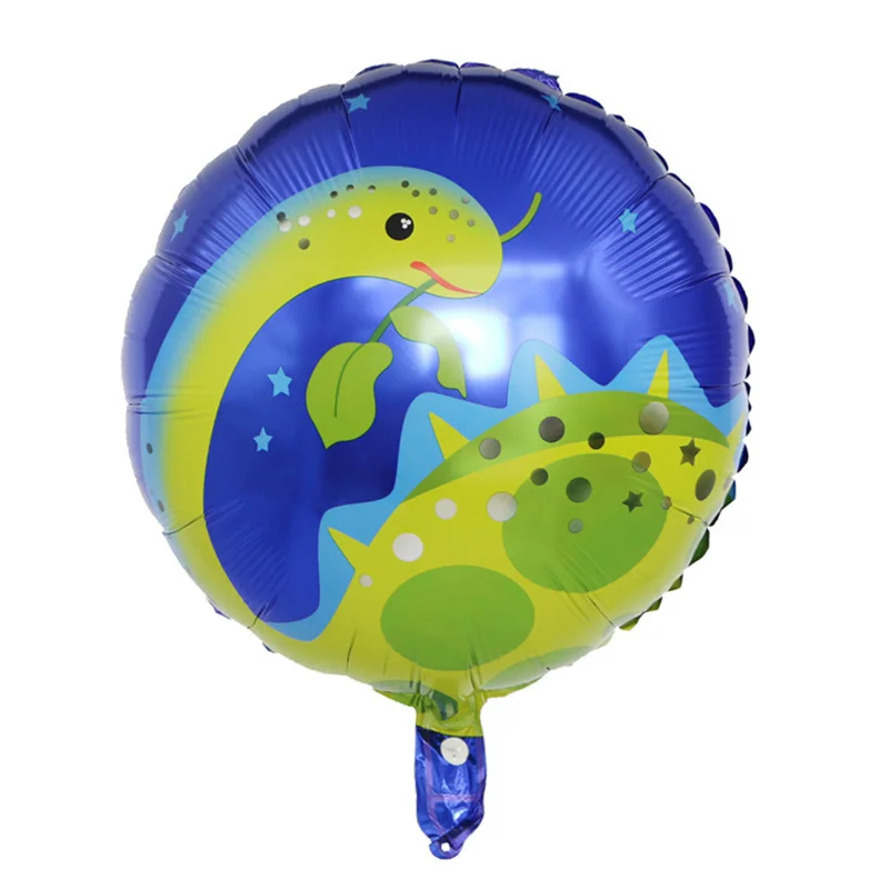 1pc dino ballon E WEIGAO динозавр вечерние Декор дети Динозавр декор для вечеринки в честь Дня рождения одноразовые бумажные соломинки Дети День рождения фольги воздушные шары - Цвет: 1pc dino ballon E