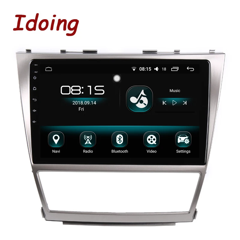 Idoing автомобильный мультимедийный плеер на Android 10 2 экран дюйма 4 Гб + 64